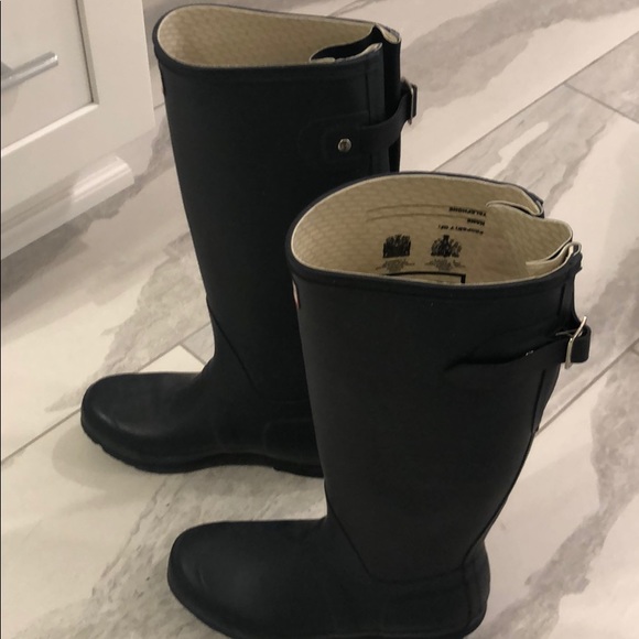 Hunter Original Adjustable Back Boot Size 35/36 - Picture 3 of 7